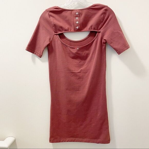 Obey Striped Bodycon Mini Dress - Size Small - Picture 2 of 6